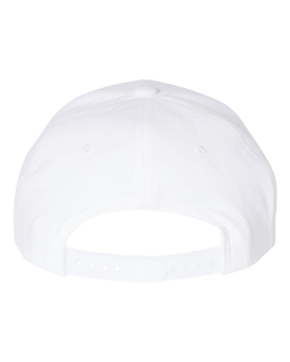 6789M Yupoong Premium Curved Visor Snapback 6789M Yupoong Premium Curved Visor Snapback - Back Image