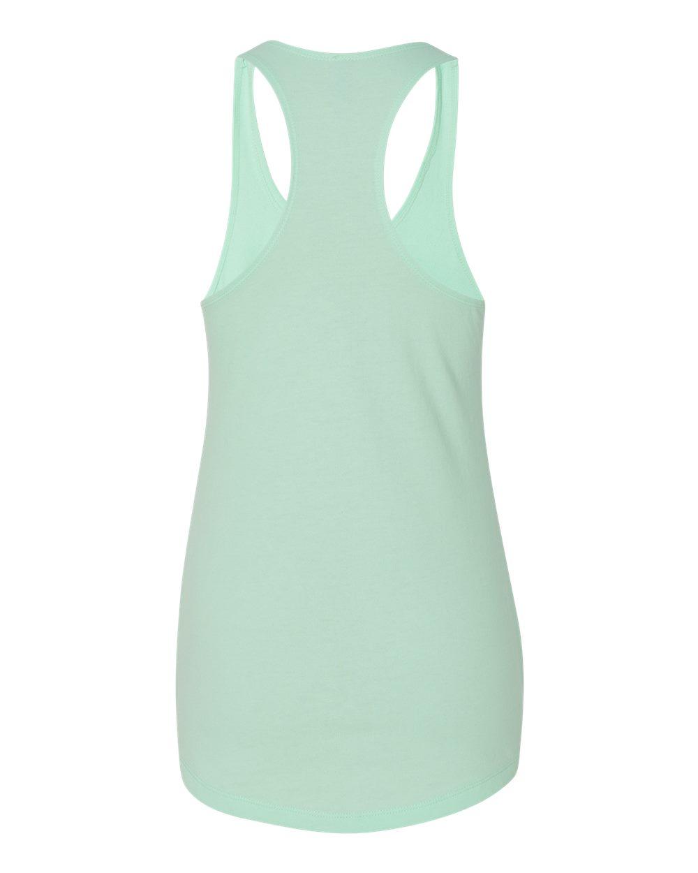 6933 Next Level Women’s Lightweight French Terry Racerback Tank - Back Image