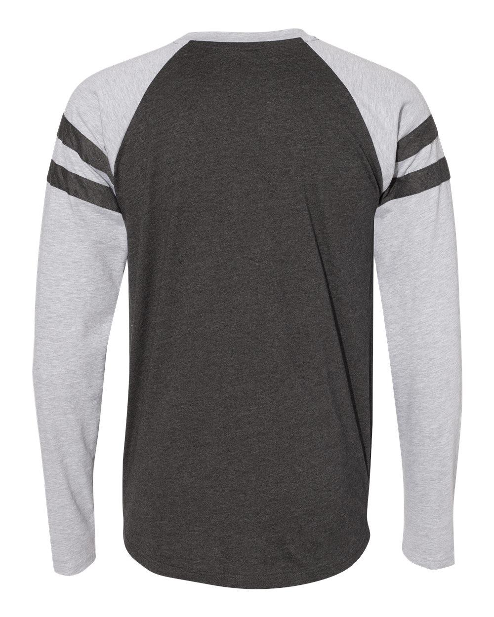 6934 LAT Mens Gameday Mash-Up Long Sleeve Fine Jersey T-Shirt 6934 LAT Mens Gameday Mash-Up Long Sleeve Fine Jersey T-Shirt - Back Image