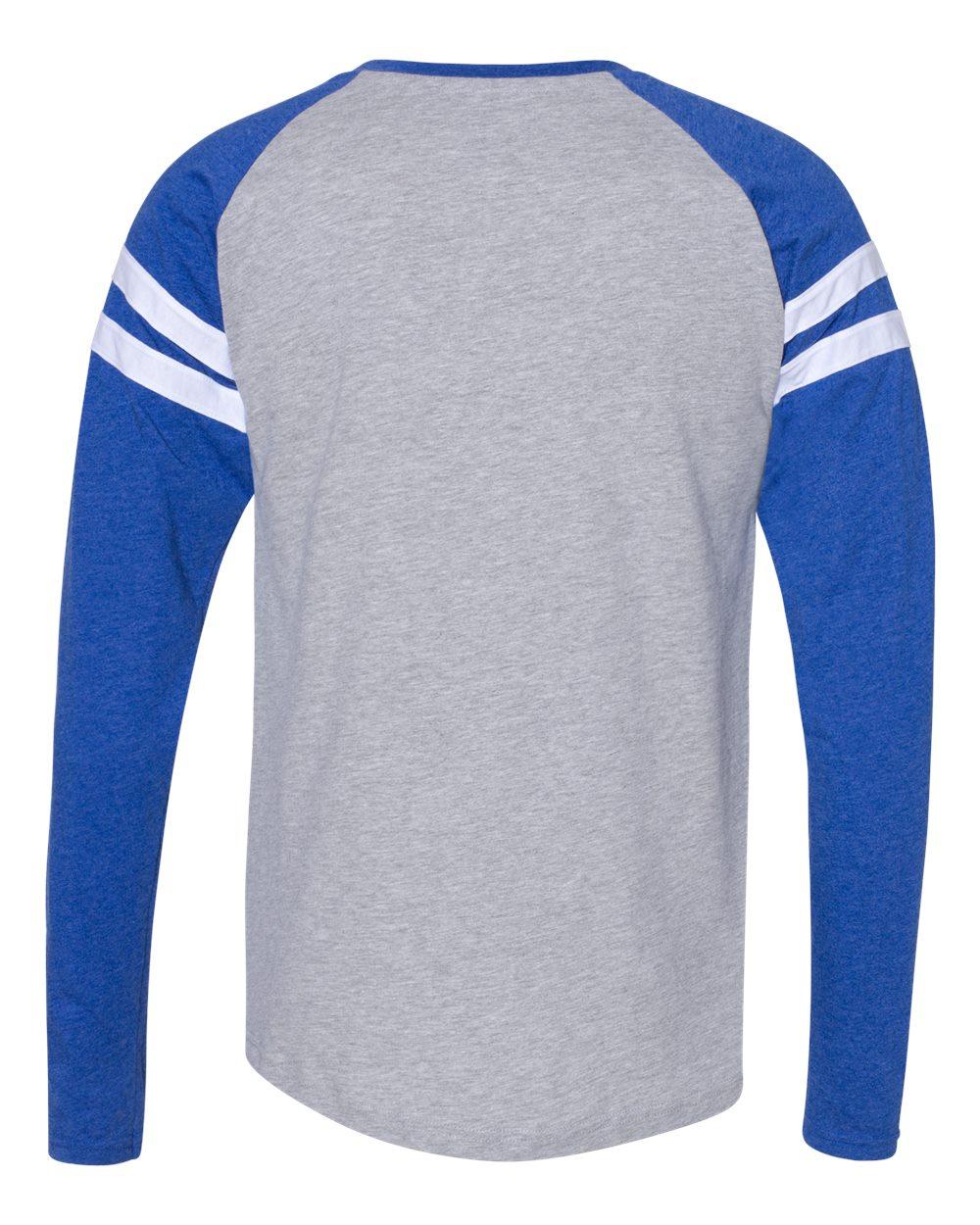 6934 LAT Mens Gameday Mash-Up Long Sleeve Fine Jersey T-Shirt 6934 LAT Mens Gameday Mash-Up Long Sleeve Fine Jersey T-Shirt - Back Image