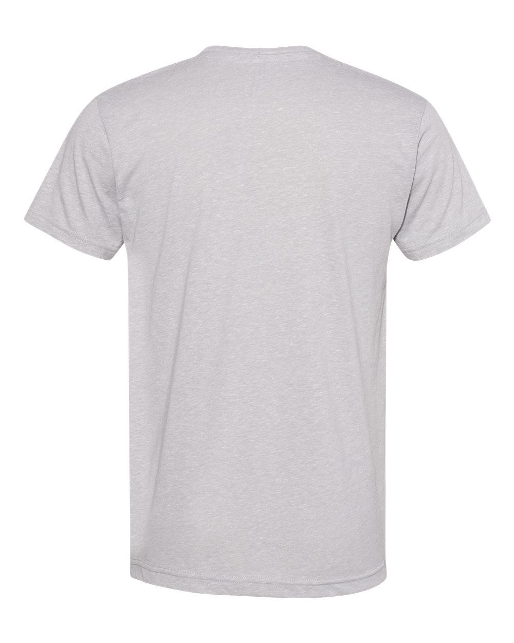 6991 LAT Mens Harborside Melange Jersey T-Shirt - Back Image