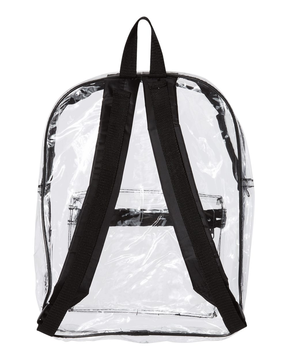 7010 Liberty Bags Clear PVC Backpack - Back Image