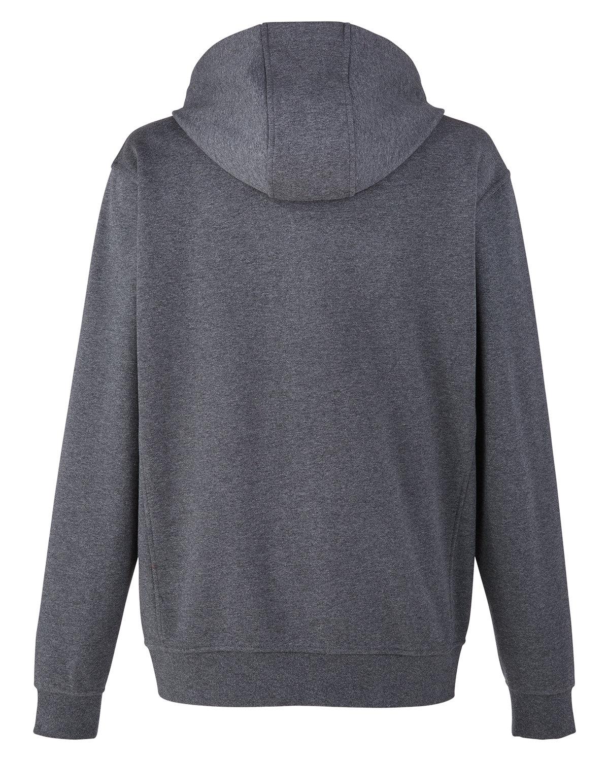 7040 Dri Duck Mens Bateman Power Full Zip Hooded Fleece - Back Image