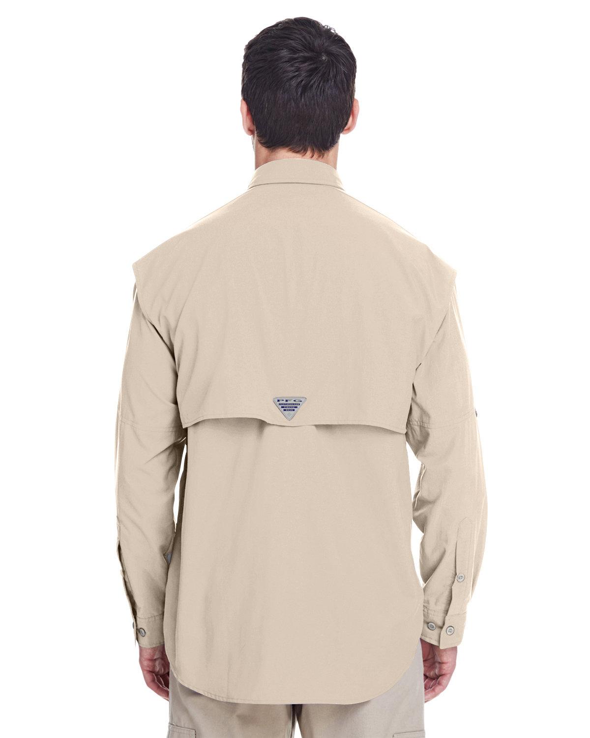 7048 Columbia Mens Bahama II Long-Sleeve Shirt - Back Image