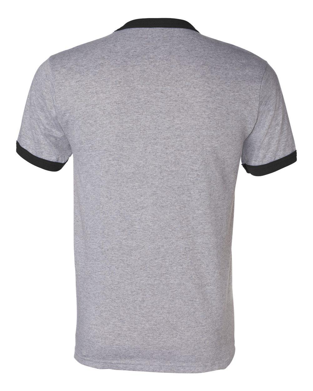 710 Augusta Drop Ship Adult Ringer T-Shirt - Back Image