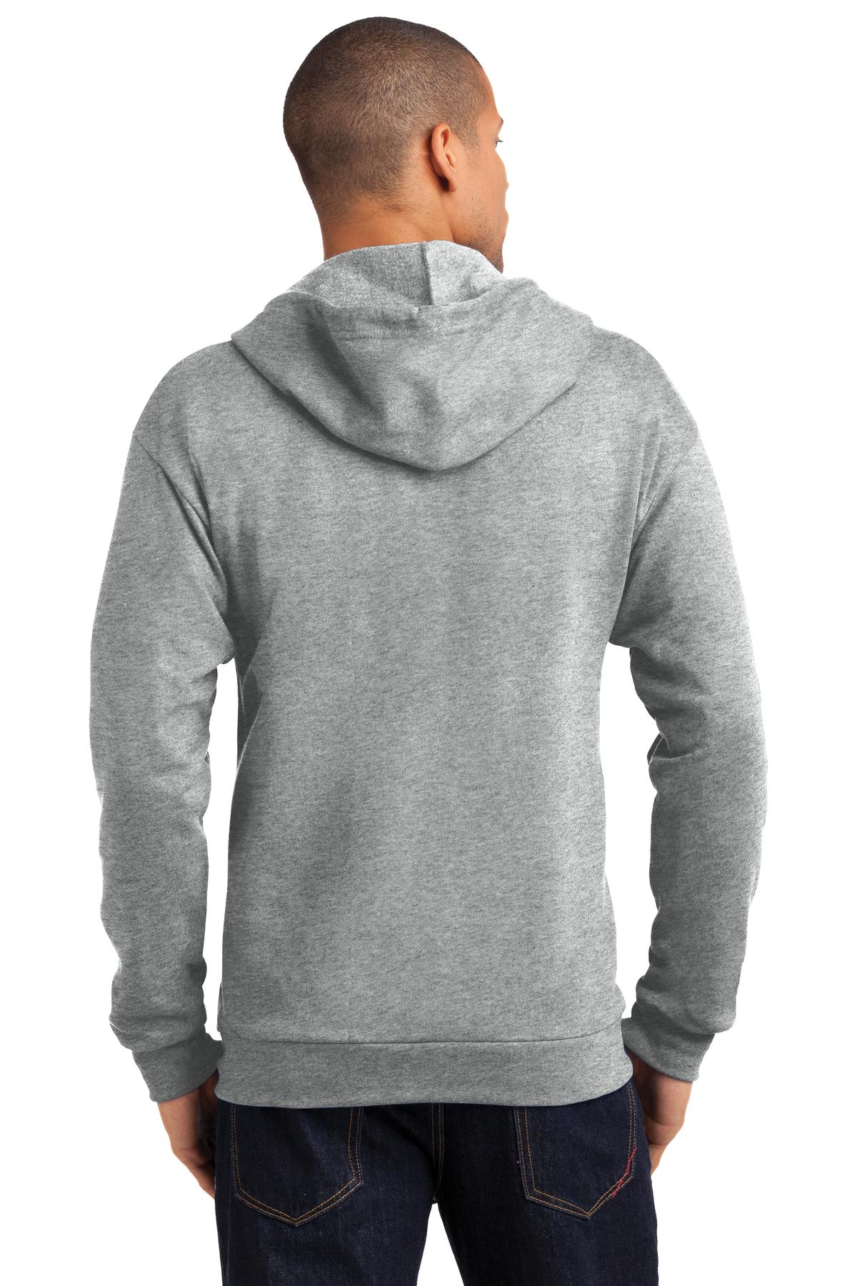 71600 Anvil Full-Zip Hooded Sweatshirt 71600 Anvil Full-Zip Hooded Sweatshirt - Back Image