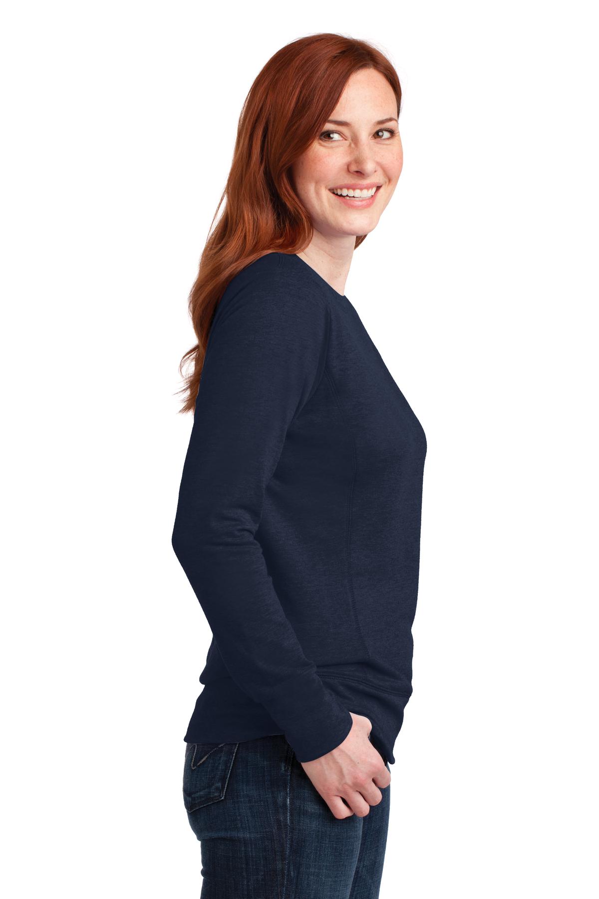 72000L Anvil Womens Mid-Scoop French Terry - Siide Image