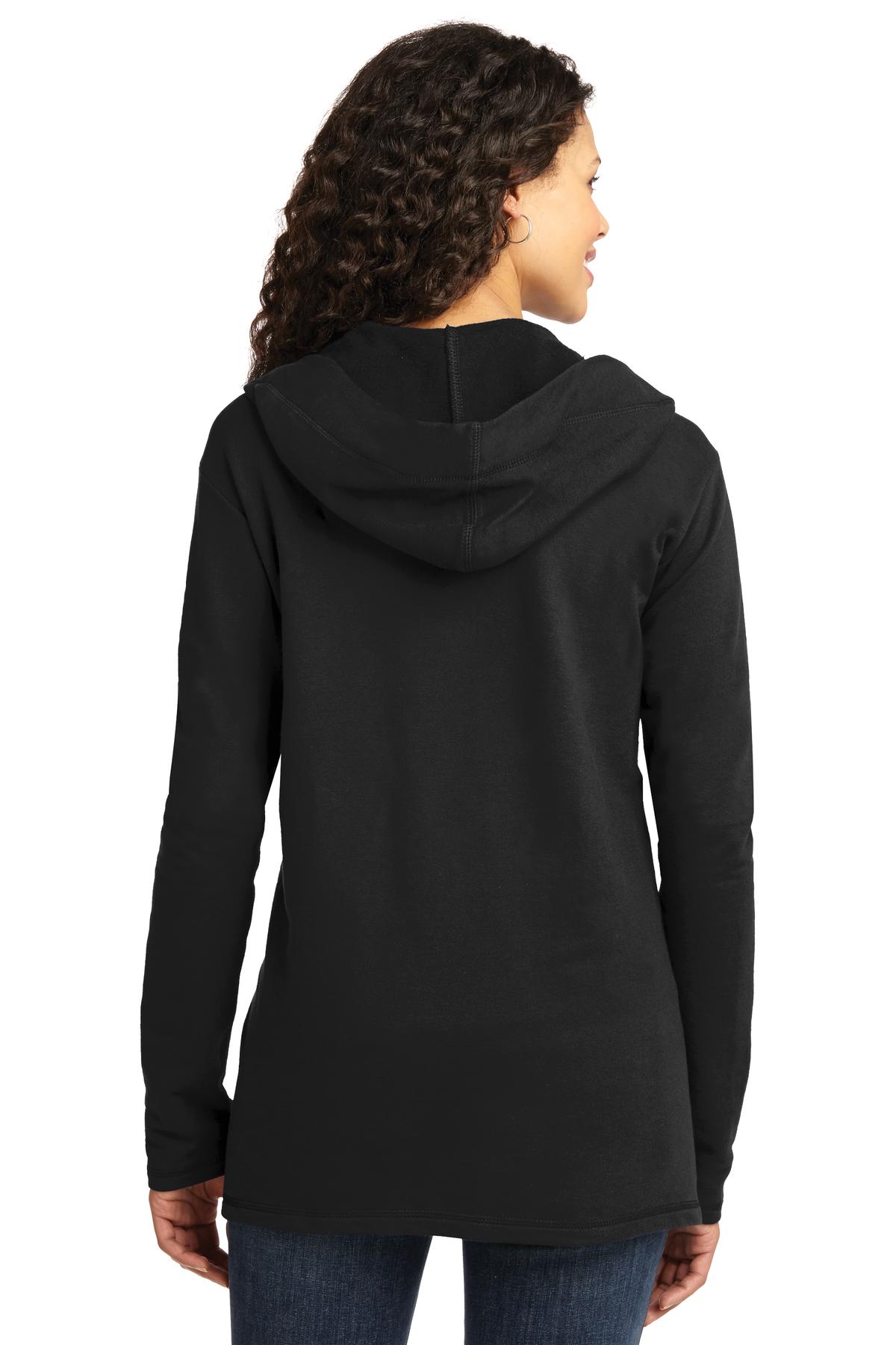 72500L Anvil Womens Hooded French Terry Pullover - Back Image