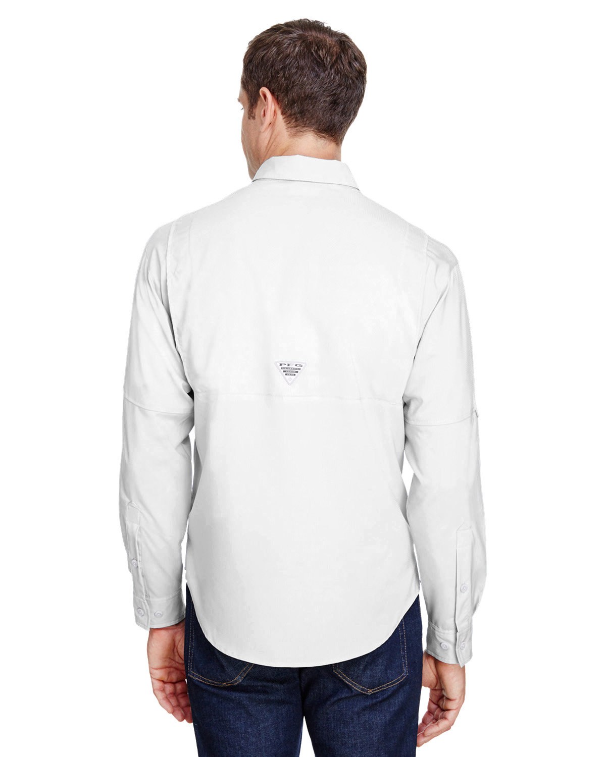 7253 Columbia Mens Tamiami II Long-Sleeve Shirt - Back Image
