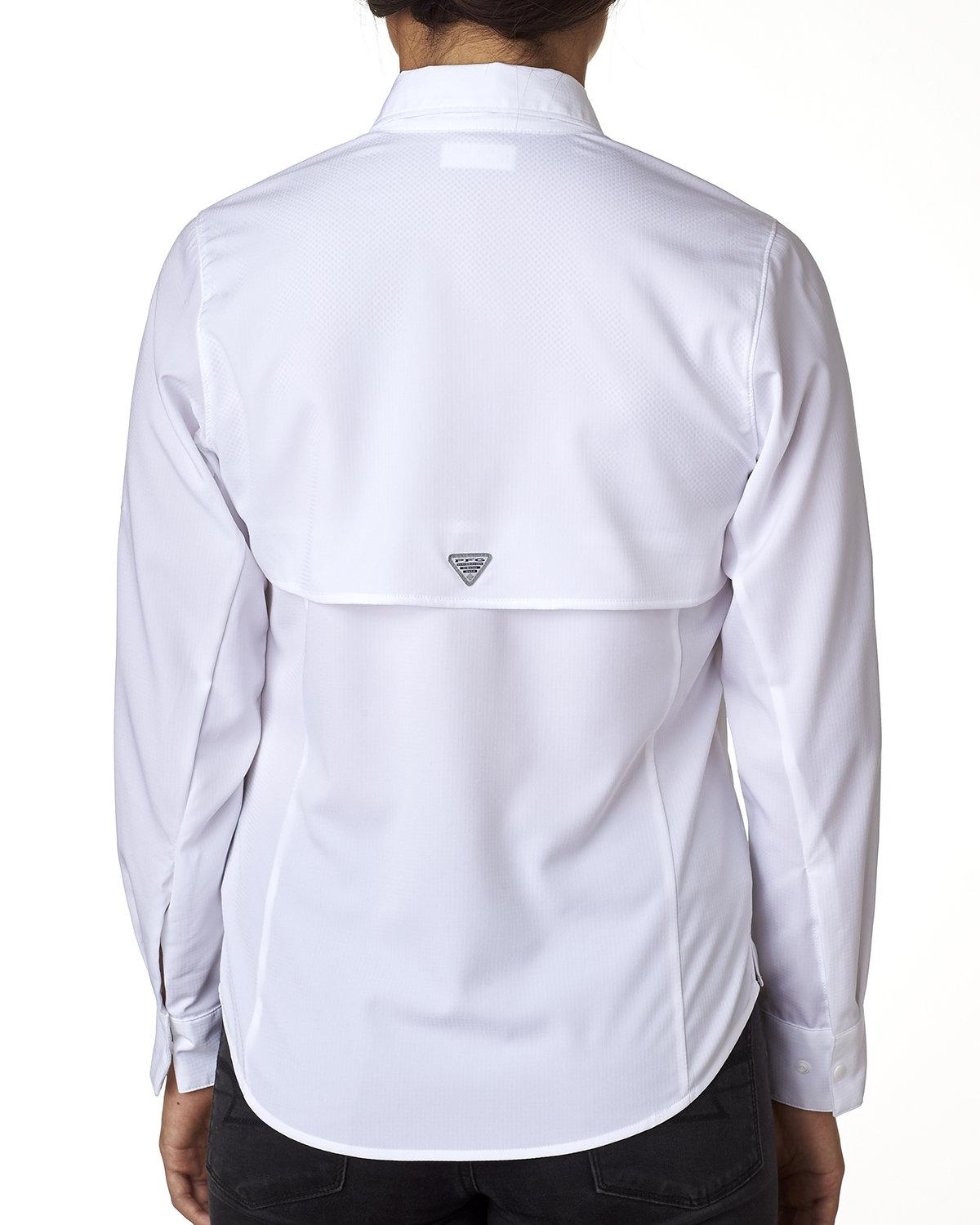 7278 Columbia Ladies Tamiami II Long-Sleeve Shirt - Back Image