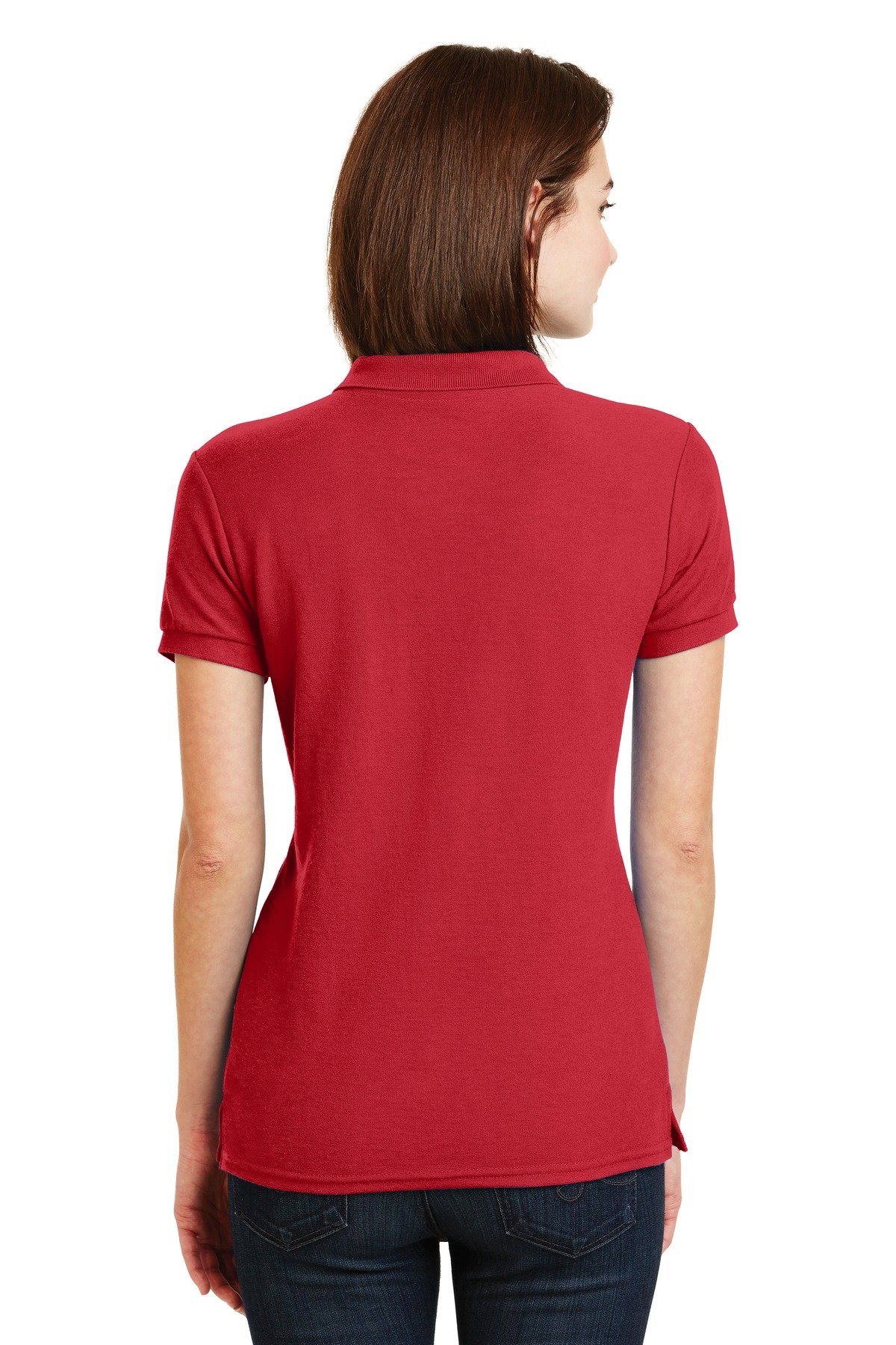 72800L Gildan DryBlend Women’s Double Piqué Sport Shirt - Back Image