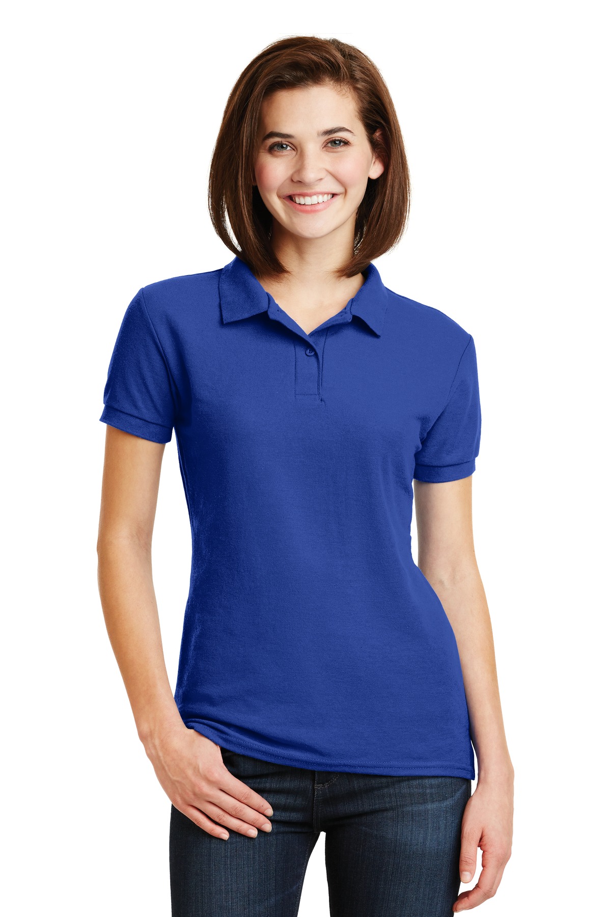 Gildan Embroidery 72800L DryBlend Women’s Double Piqué Sport Shirt