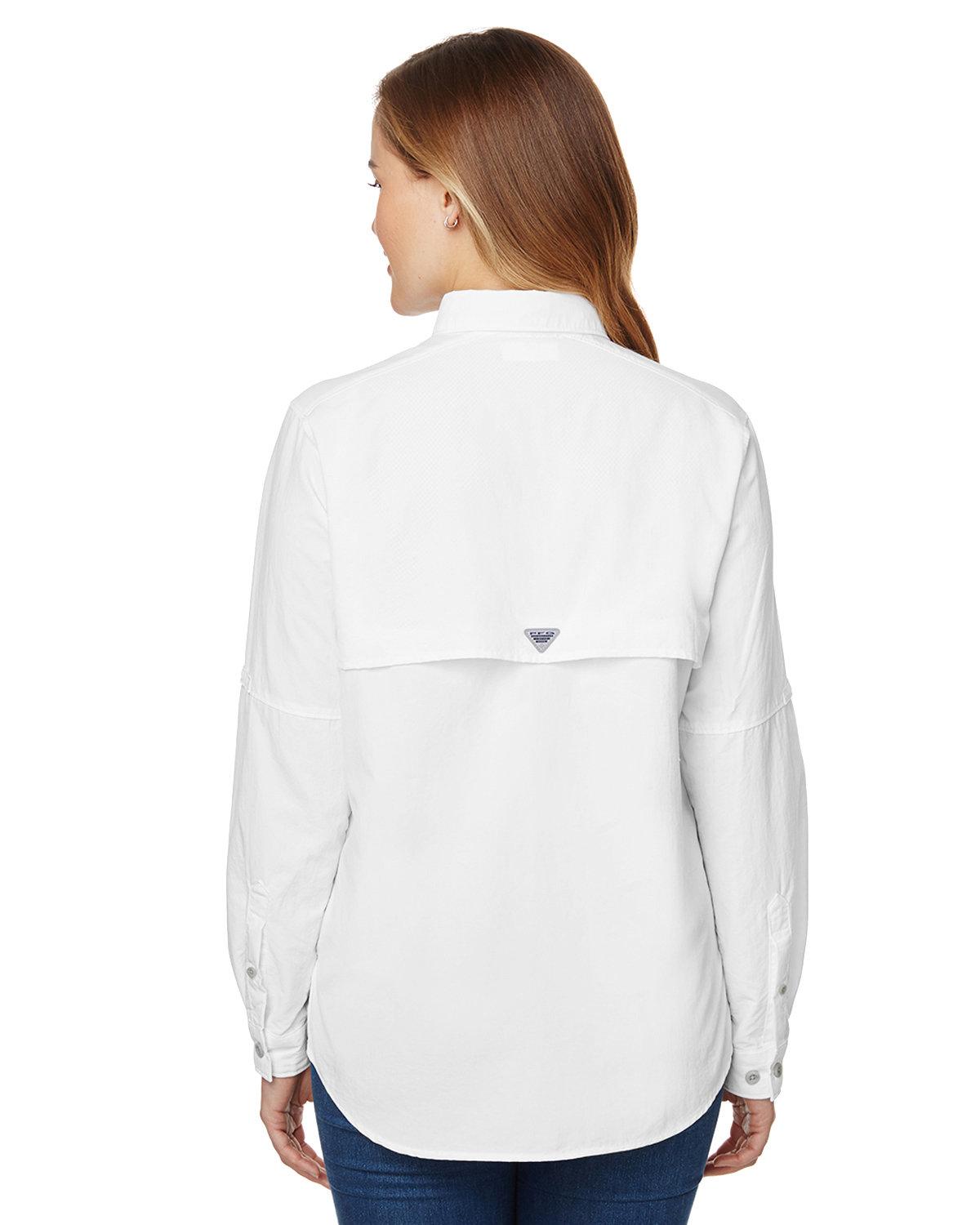 7314 Columbia Ladies Bahama Long-Sleeve Shirt - Back Image