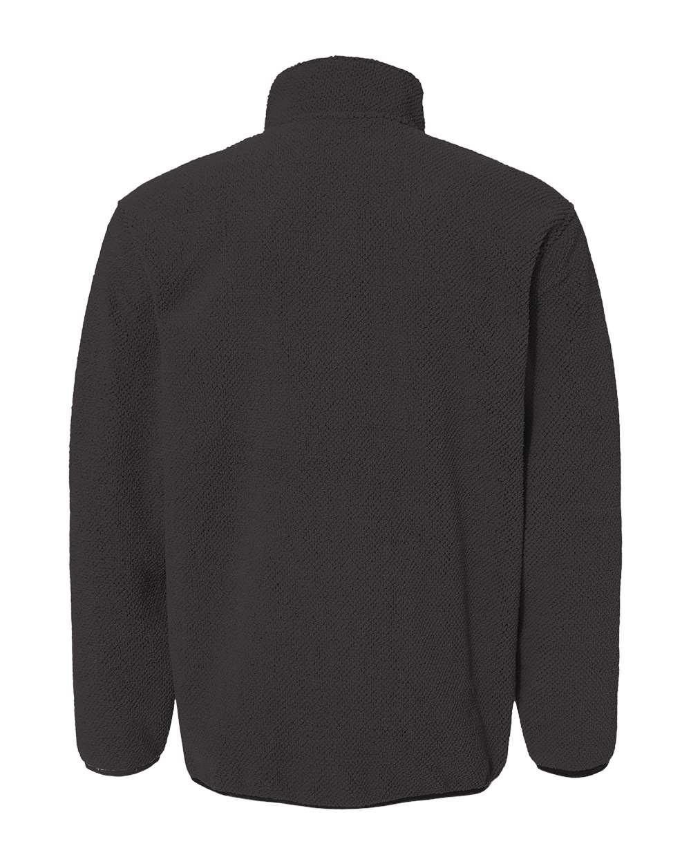 7355 Dri Duck Mens Brooks Sherpa Fleece Pullover - Back Image