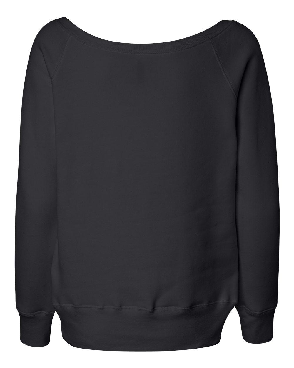 7501 Bella + Canvas Women’s Sponge Fleece Wide Neck Sweatshirt 7501 Bella + Canvas Women’s Sponge Fleece Wide Neck Sweatshirt - Back Image