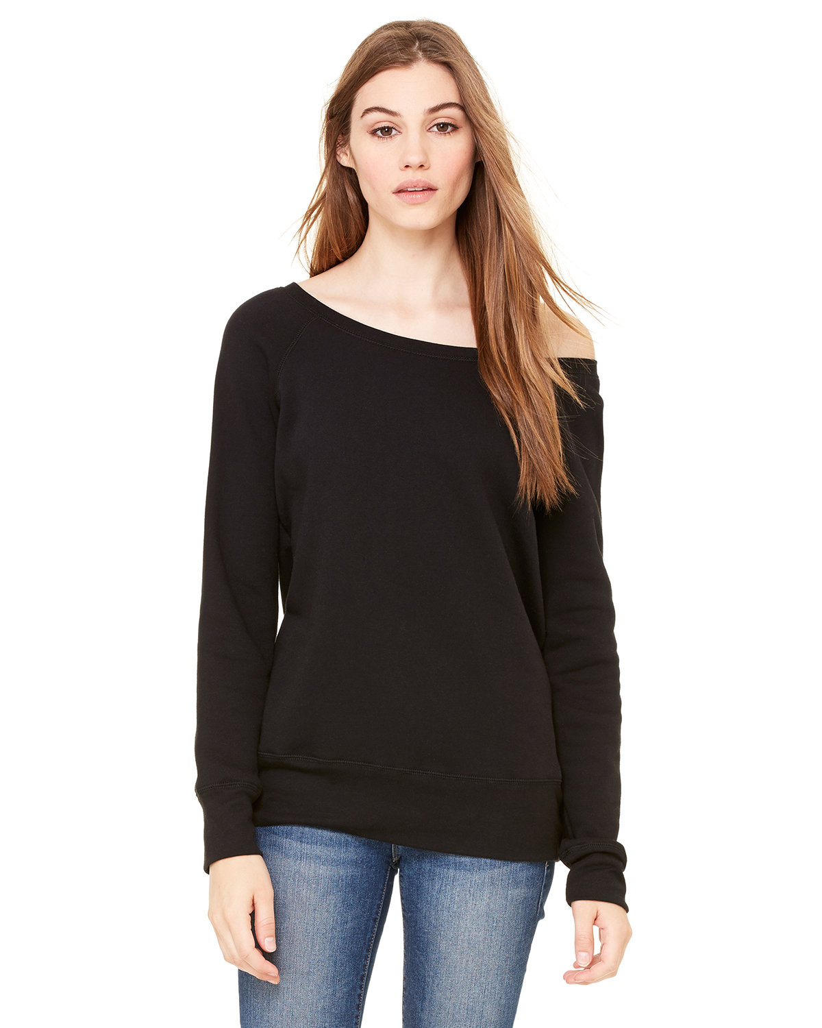 7501 Bella + Canvas Women’s Sponge Fleece Wide Neck Sweatshirt 7501 Bella + Canvas Women’s Sponge Fleece Wide Neck Sweatshirt