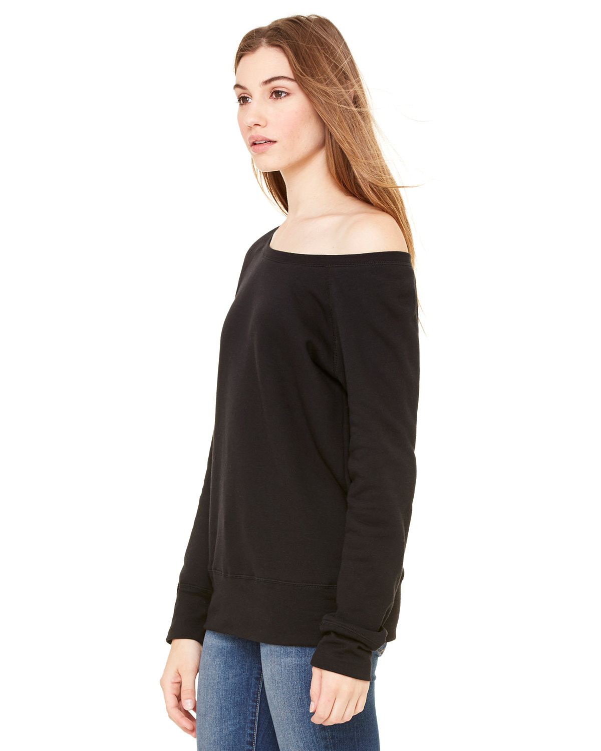 7501 Bella + Canvas Women’s Sponge Fleece Wide Neck Sweatshirt 7501 Bella + Canvas Women’s Sponge Fleece Wide Neck Sweatshirt - Siide Image