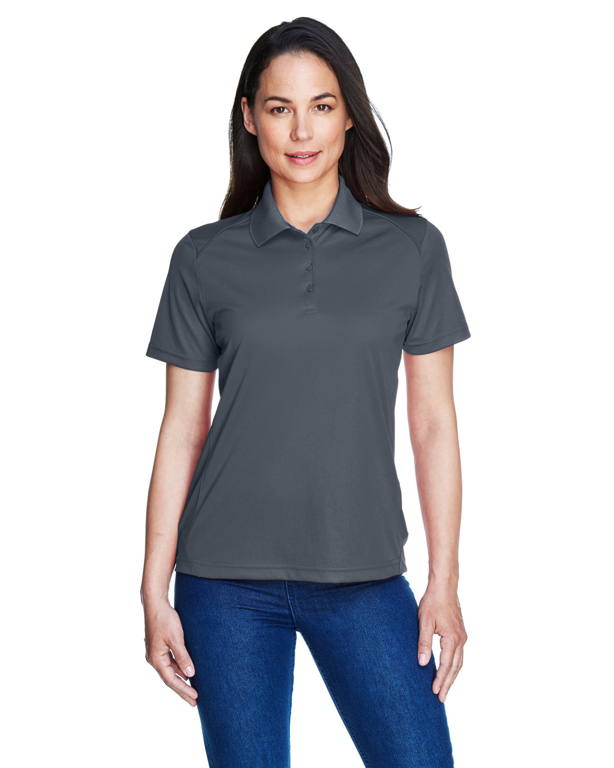 75108 Extreme Ladies Eperformance Shield Snag Protection Short-Sleeve Polo Zoom Image
