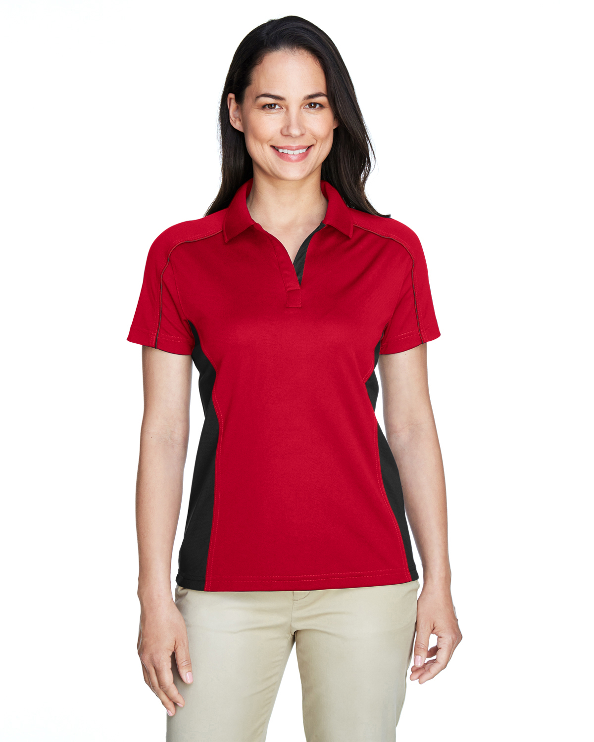 75113 Extreme Ladies Eperformance Fuse Snag Protection Plus Colorblock Polo 75113 Extreme Ladies Eperformance Fuse Snag Protection Plus Colorblock Polo