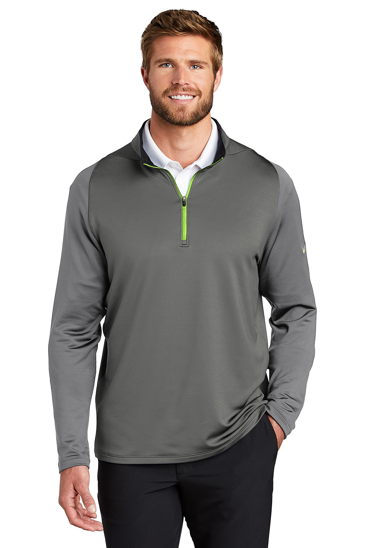 779795 Nike Dri-FIT Stretch 1/2-Zip Cover-Up.