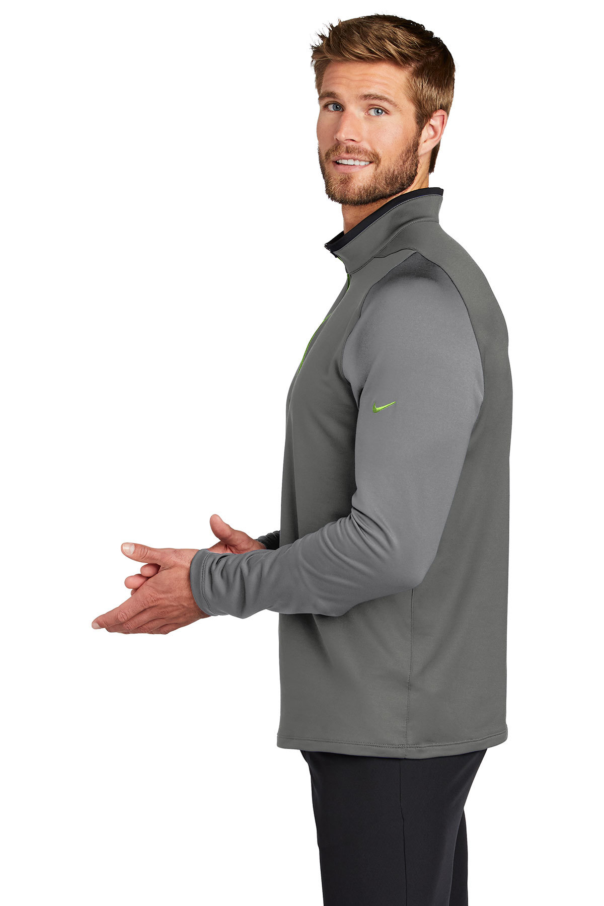 779795 Nike Dri-FIT Stretch 1/2-Zip Cover-Up. - Siide Image