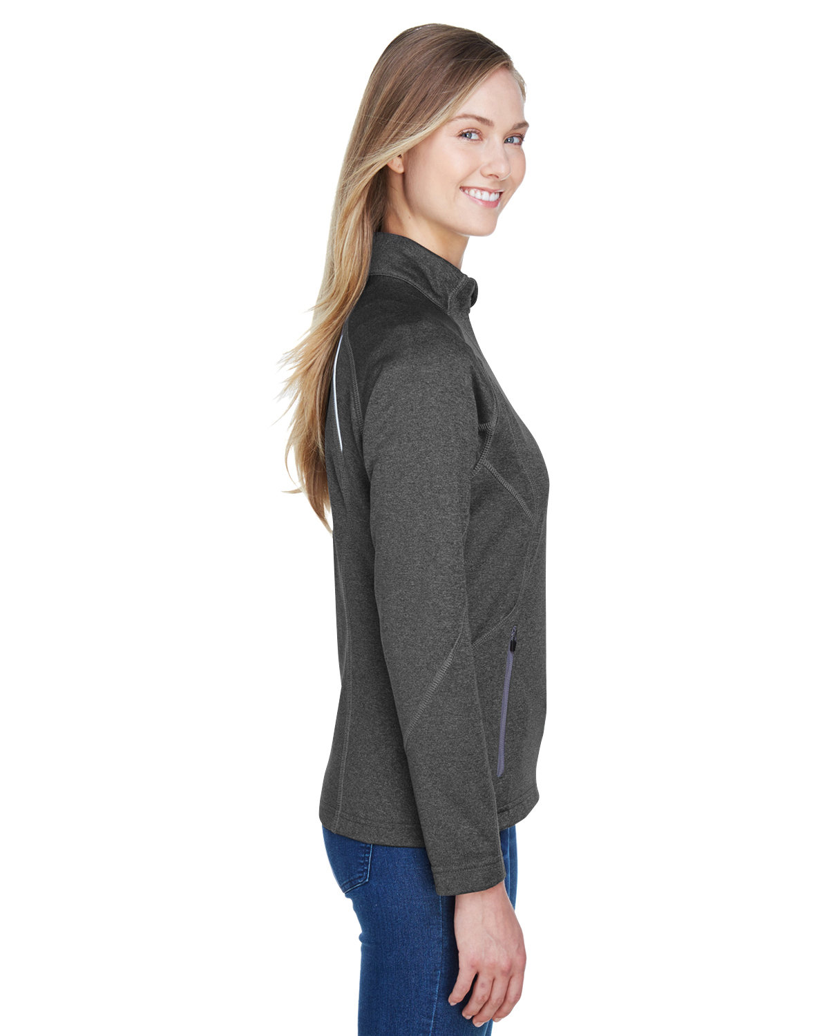 78174 North End Ladies Gravity Performance Fleece Jacket - Siide Image