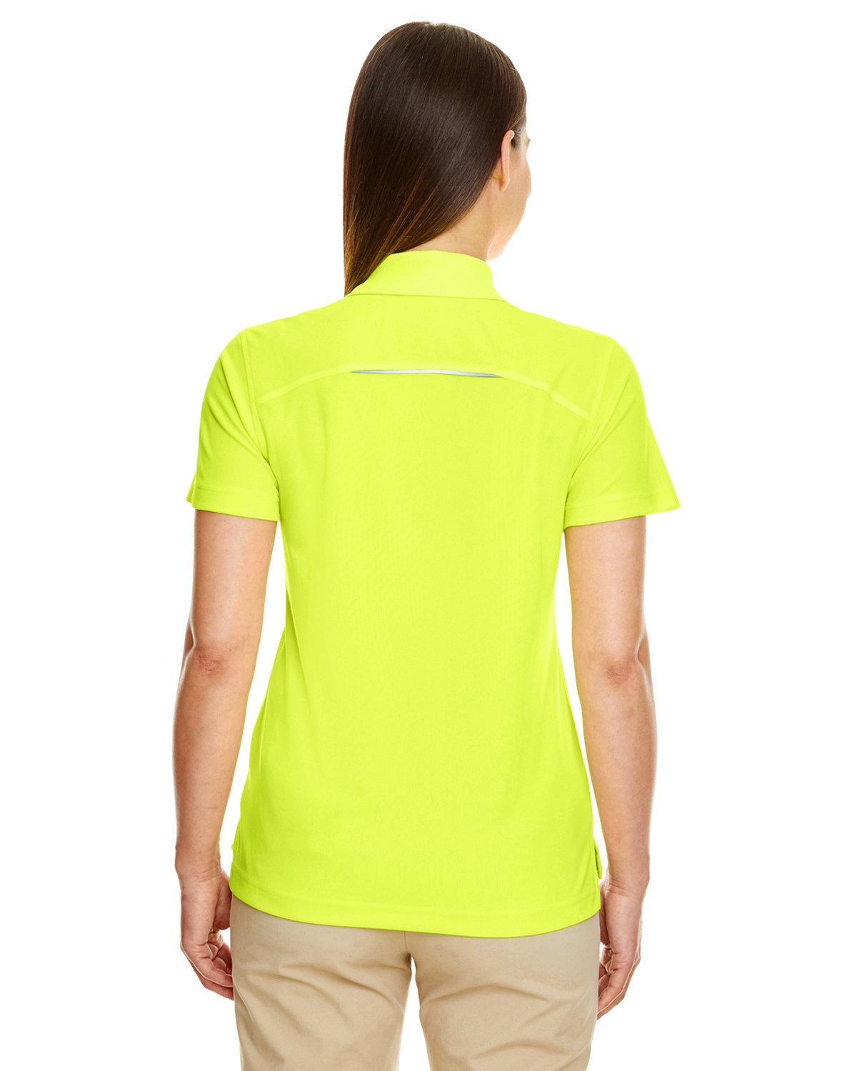 78181R Core 365 Ladies Radiant Performance Piqué Polo with Reflective Piping - Back Image