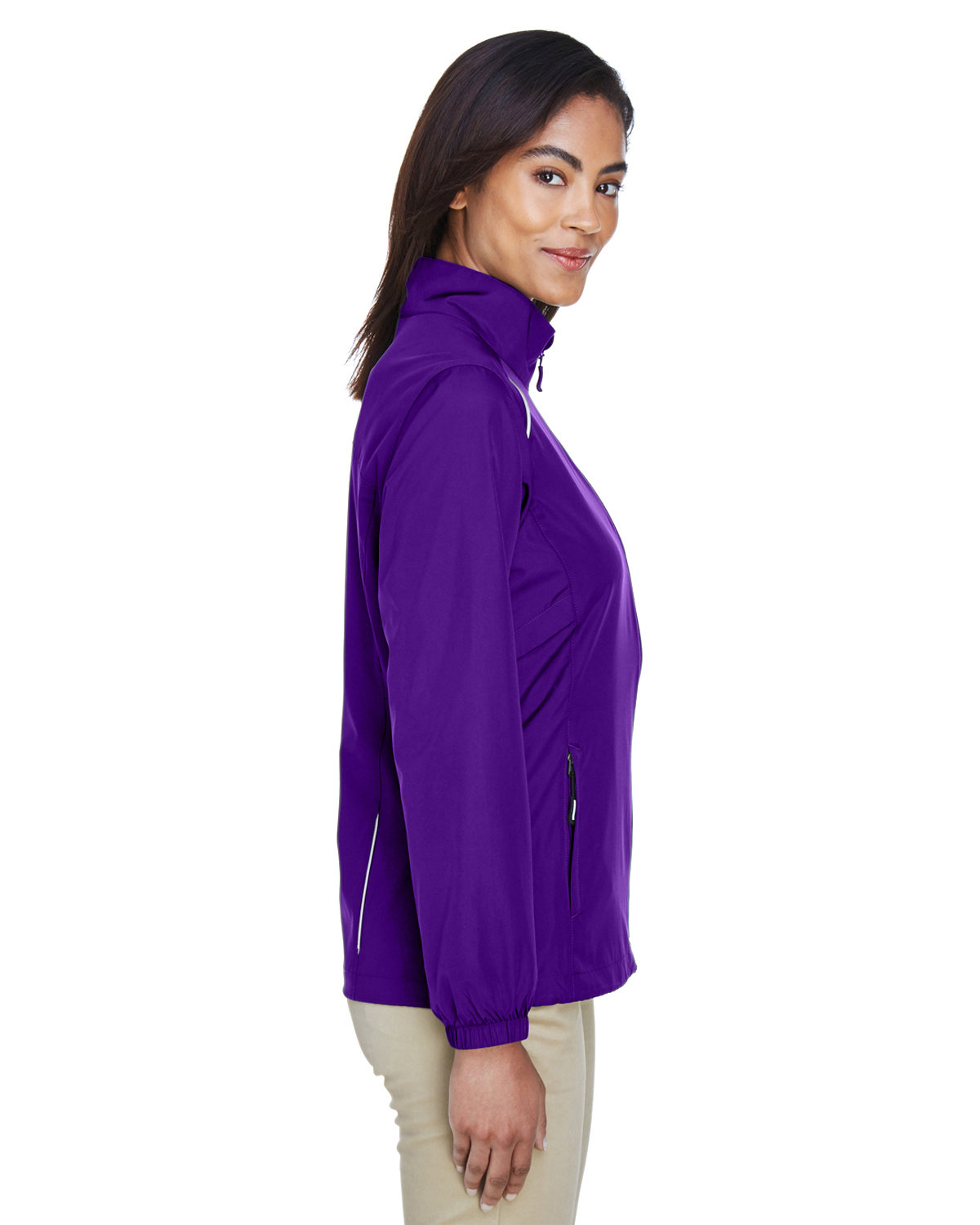 78183 Core 365 Ladies Motivate Unlined Lightweight Jacket - Siide Image