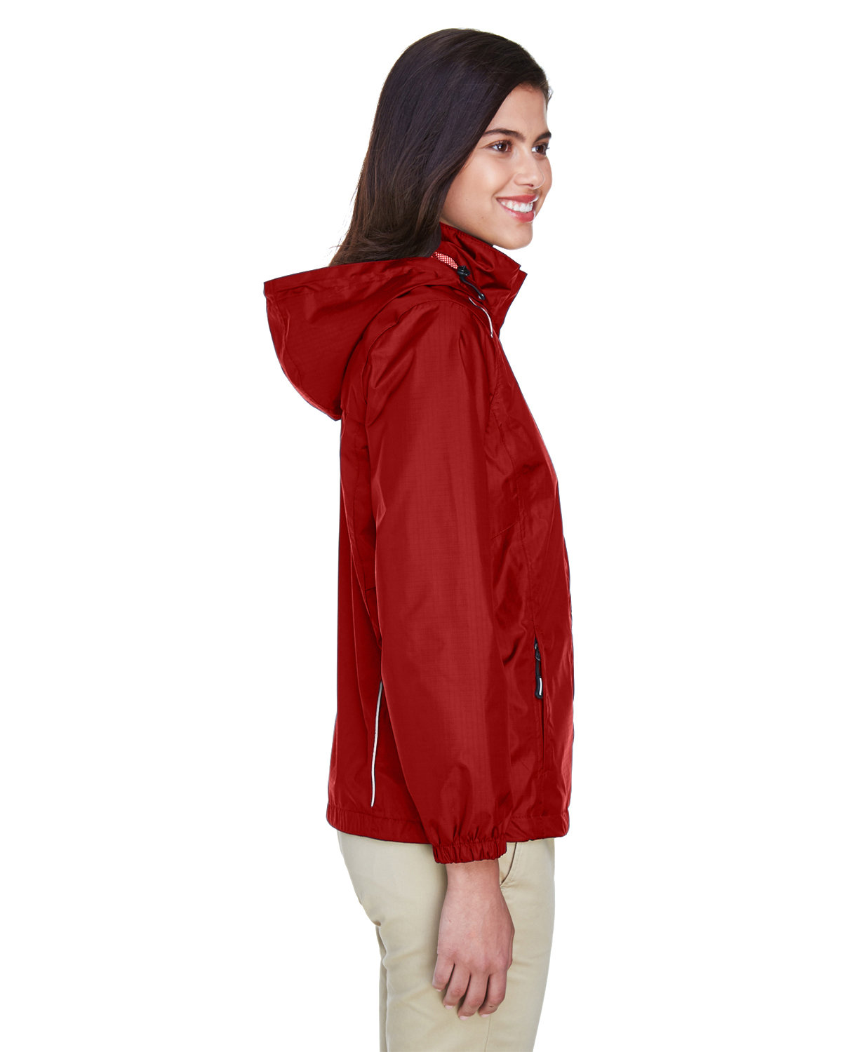78185 Core 365 Ladies Climate Seam-Sealed Lightweight Variegated Ripstop Jacket 78185 Core 365 Ladies Climate Seam-Sealed Lightweight Variegated Ripstop Jacket - Siide Image
