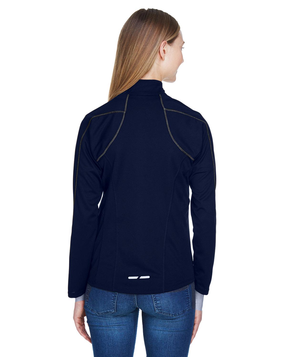 78187 North End Ladies Radar Quarter-Zip Performance Long-Sleeve Top - Back Image