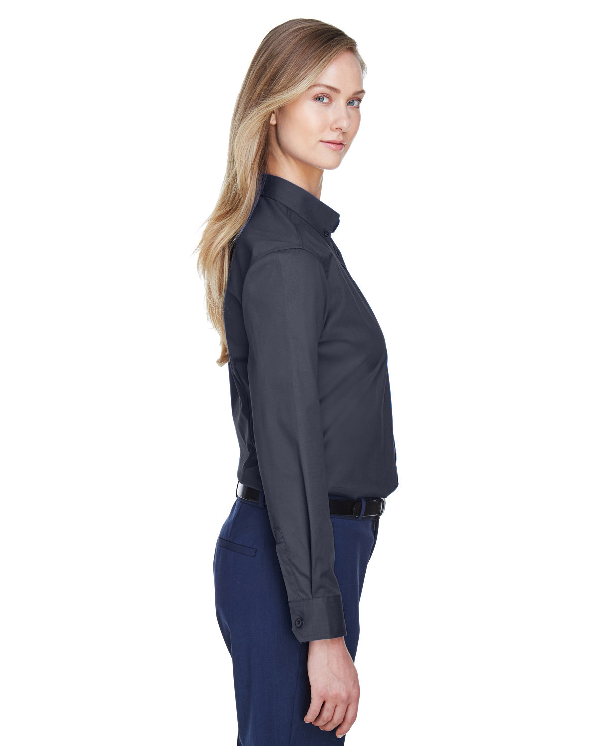78193 Core 365 Ladies Operate Long-Sleeve Twill Shirt - Siide Image