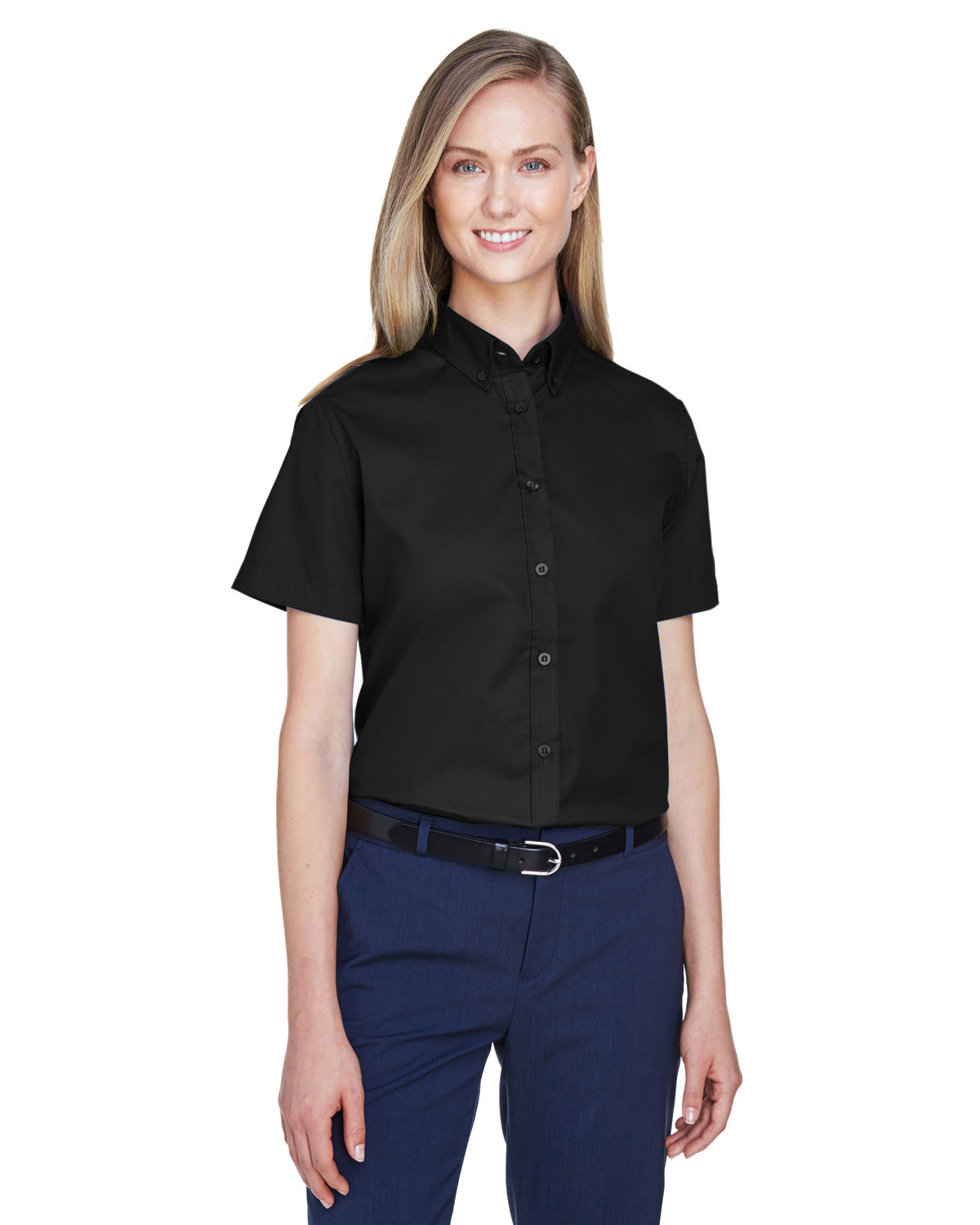78194 Core 365 Ladies Optimum Short-Sleeve Twill Shirt