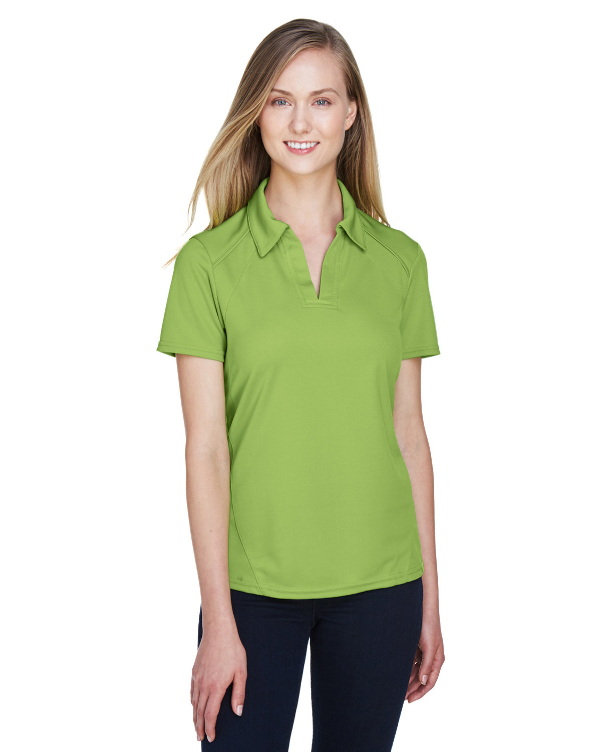 78632 North End Ladies Recycled Polyester Performance Piqué Polo