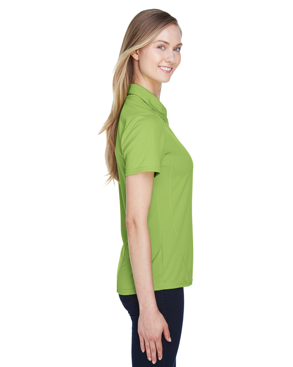78632 North End Ladies Recycled Polyester Performance Piqué Polo - Siide Image