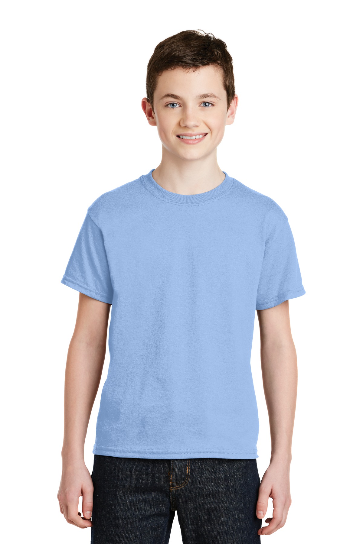 8000B Gildan - Youth DryBlend 50 Cotton/50 Poly T-Shirt.