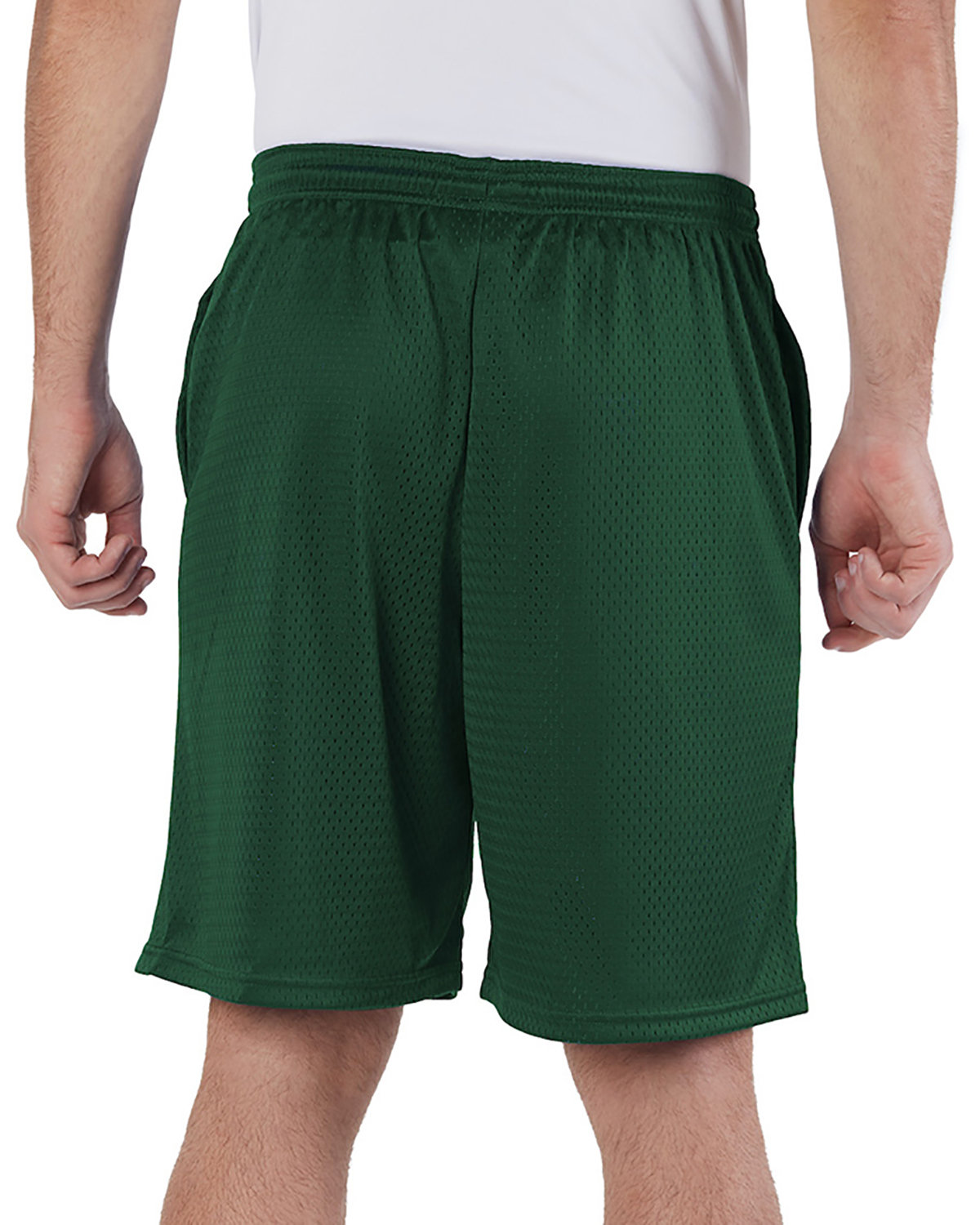 81622 Champion Adult Mesh Short with Pockets - Back Image