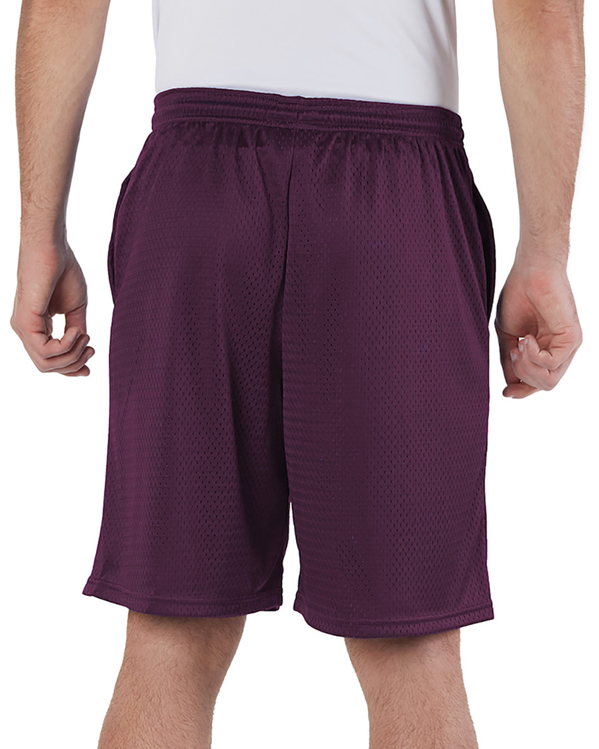 81622 Champion Adult Mesh Short with Pockets - Back Image