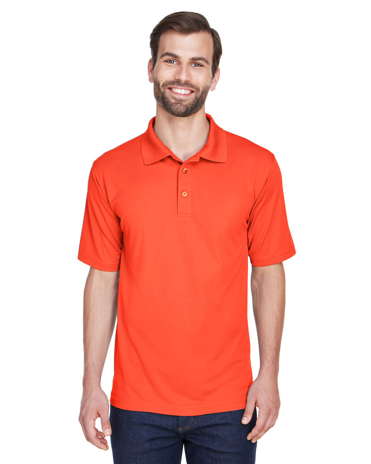 8210 UltraClub Mens Cool & Dry Mesh Piqué Polo