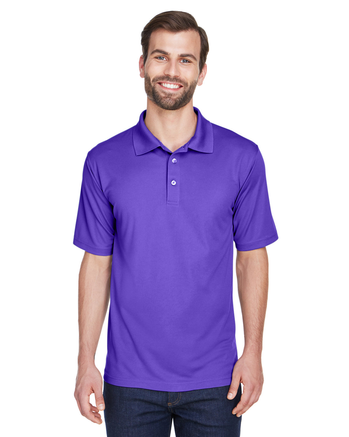 8210 UltraClub Mens Cool & Dry Mesh Piqué Polo