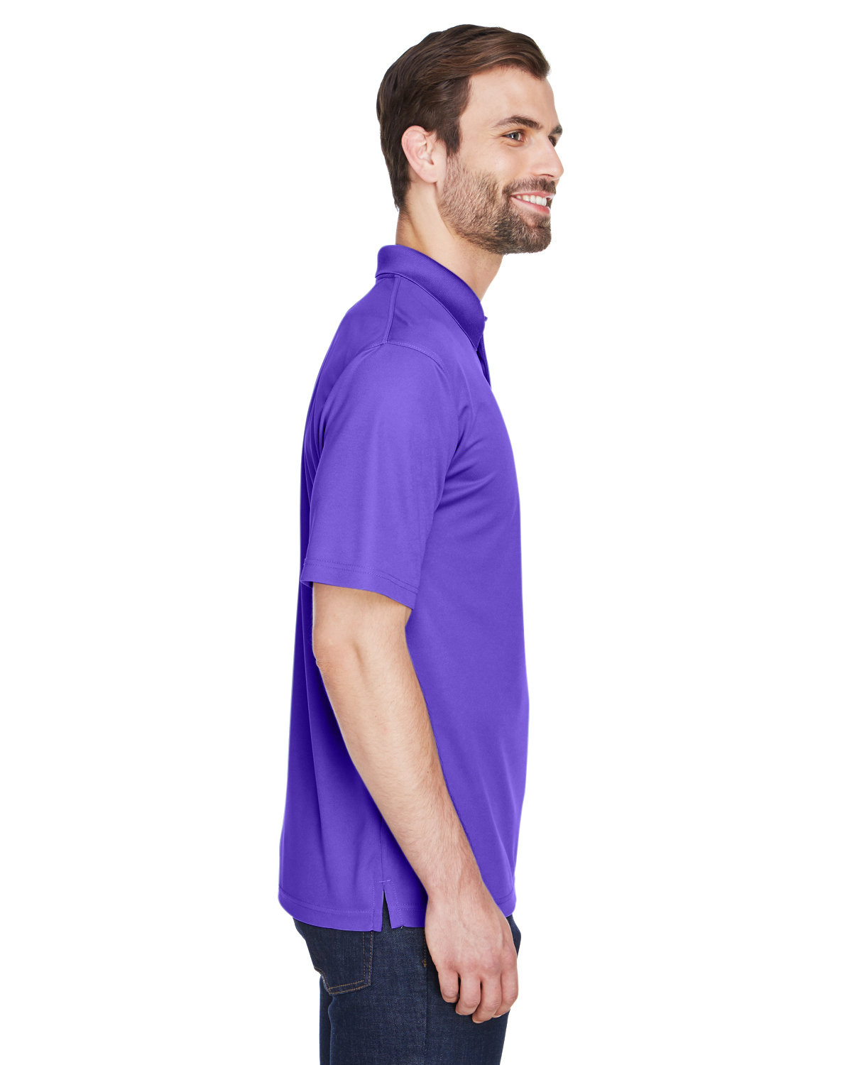 8210 UltraClub Mens Cool & Dry Mesh Piqué Polo - Siide Image