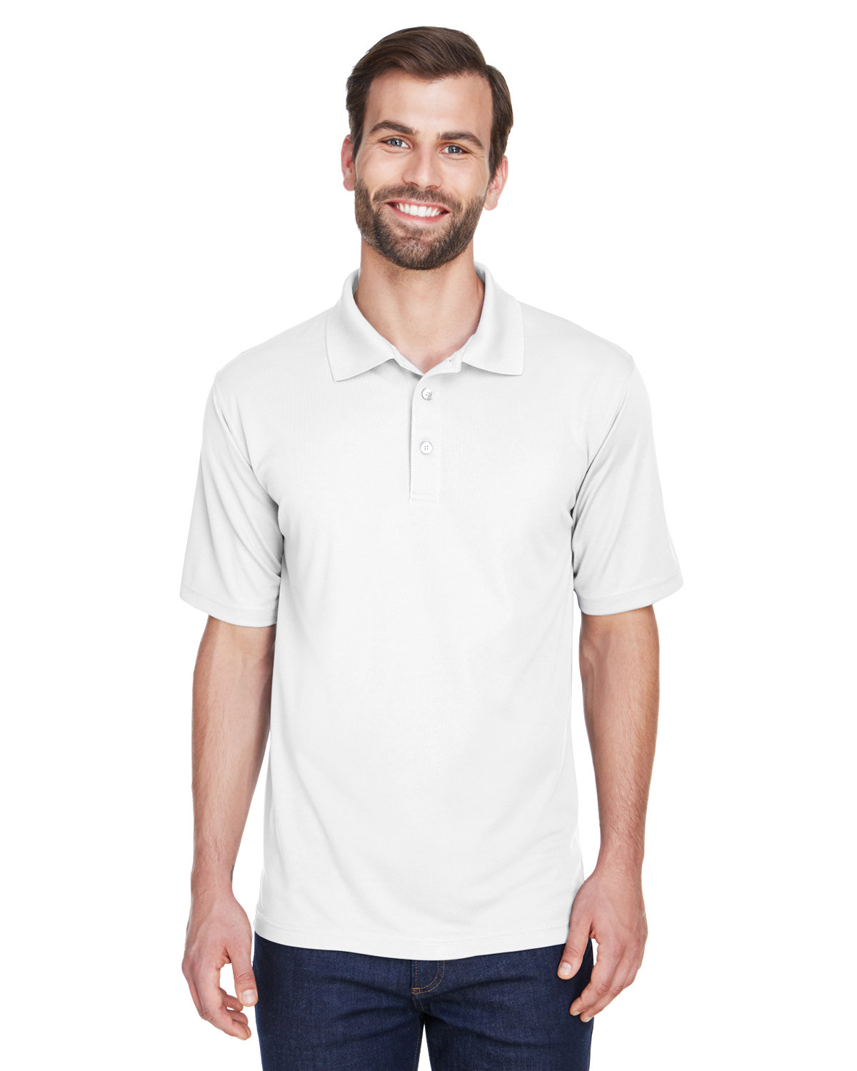 8210 UltraClub Mens Cool & Dry Mesh Piqué Polo