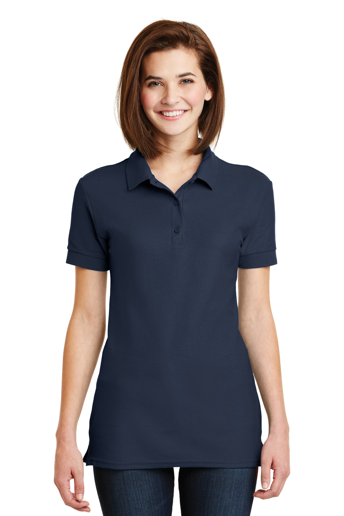 82800L Gildan Premium Cotton Womens Double Piqué Sport Shirt