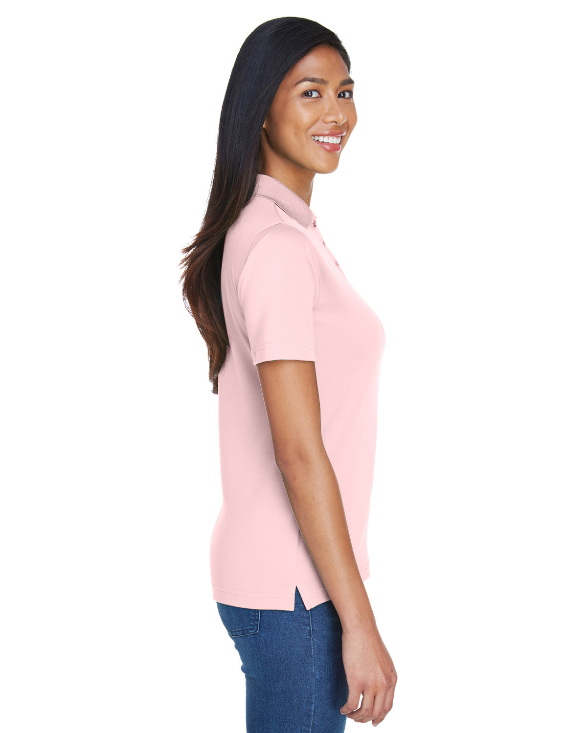 8404 UltraClub Ladies Cool & Dry Sport Polo - Siide Image
