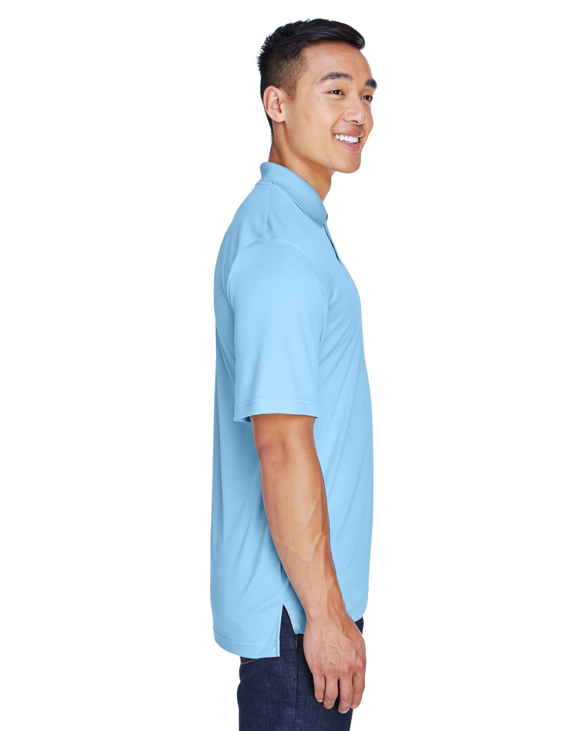 8405 UltraClub Mens Cool & Dry Sport Polo - Siide Image