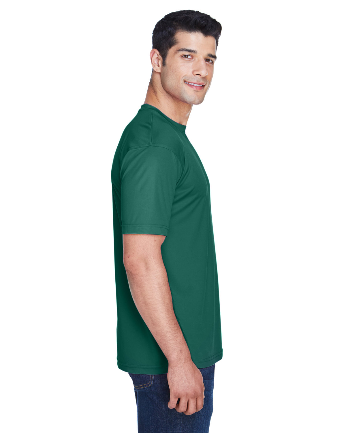 8420 UltraClub Men's Cool & Dry Sport Performance Interlock T-Shirt - Siide Image
