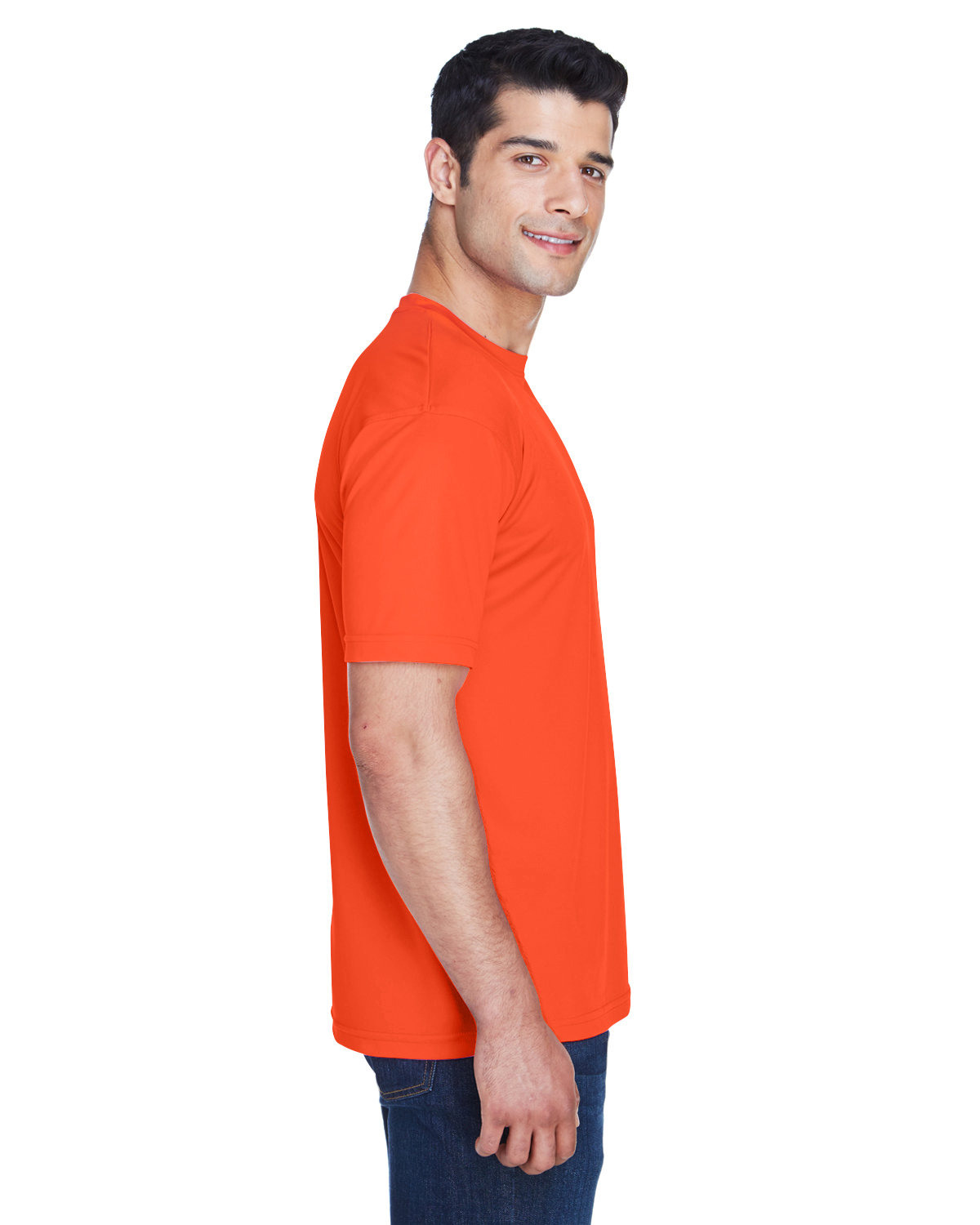 8420 UltraClub Mens Cool & Dry Sport Performance Interlock T-Shirt 8420 UltraClub Mens Cool & Dry Sport Performance Interlock T-Shirt - Siide Image
