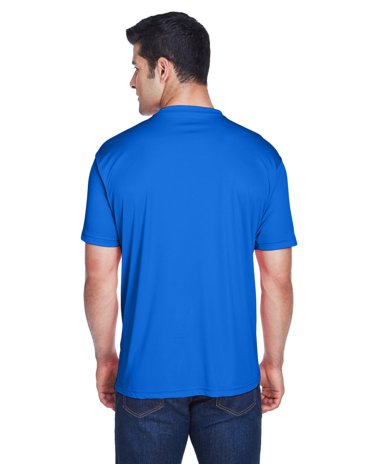 8420 UltraClub Men's Cool & Dry Sport Performance Interlock T-Shirt 8420 UltraClub Men's Cool & Dry Sport Performance Interlock T-Shirt - Back Image