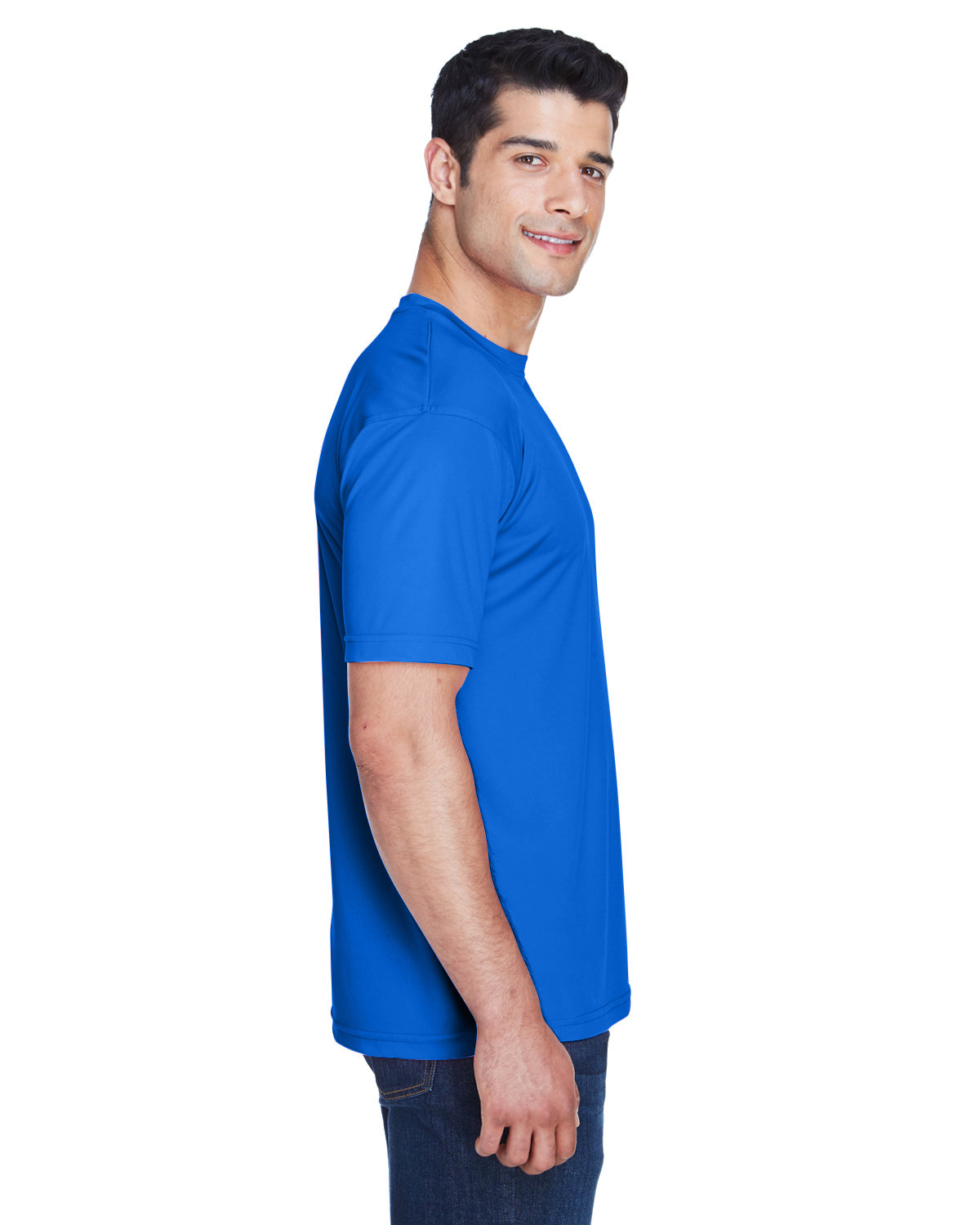 8420 UltraClub Men's Cool & Dry Sport Performance Interlock T-Shirt 8420 UltraClub Men's Cool & Dry Sport Performance Interlock T-Shirt - Siide Image