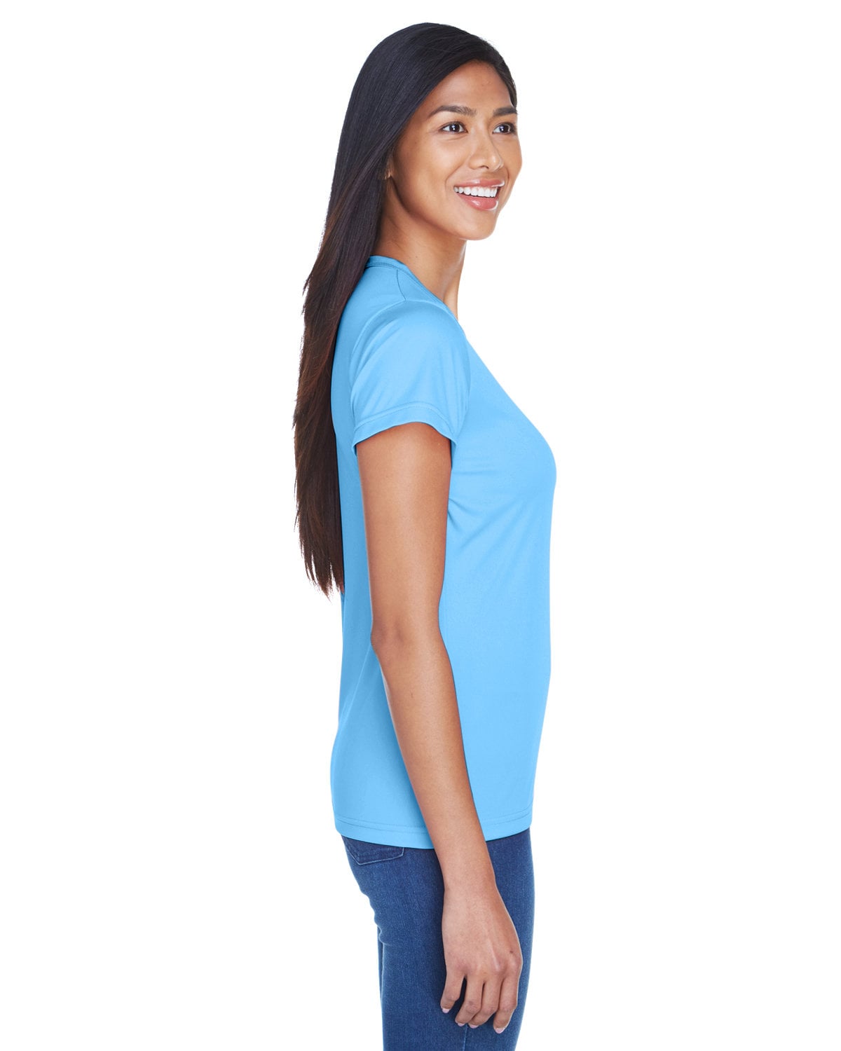 8420L UltraClub Ladies Cool & Dry Sport Performance Interlock T-Shirt - Siide Image
