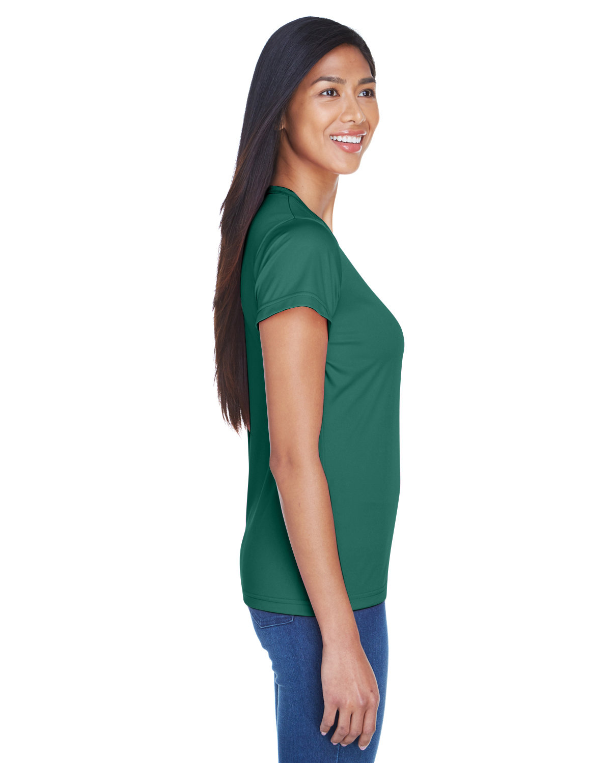 8420L UltraClub Ladies Cool & Dry Sport Performance Interlock T-Shirt - Siide Image